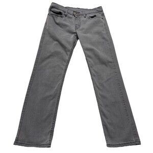 Levis 511 Jeans Mens Measured 32x30 Gray Slim Stretch Classic Five Pocket Style